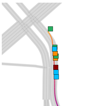 C1 Full-Road J-Shape example scene